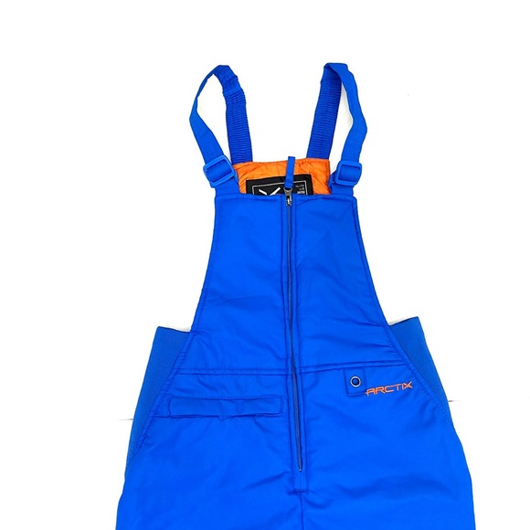 ARCTIX Youth Boys Orange Insulated Snow Bibs Overalls - Picture 4 of 12